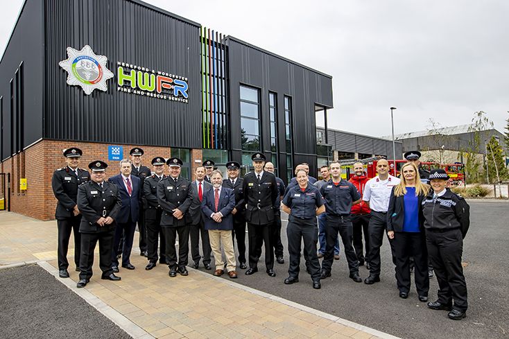 Fire Authority chairman opens new Wyre Forest Fire Station