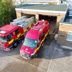 Ledbury Fire Station.