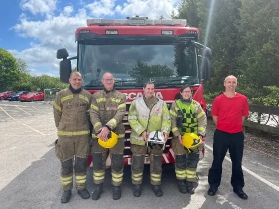 HWFRS firefighters qualify for national competition in dramatic Breathing Apparatus contest in Telford