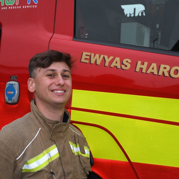 Firefighter Jamie Osbaldiston, Ewyas Harold