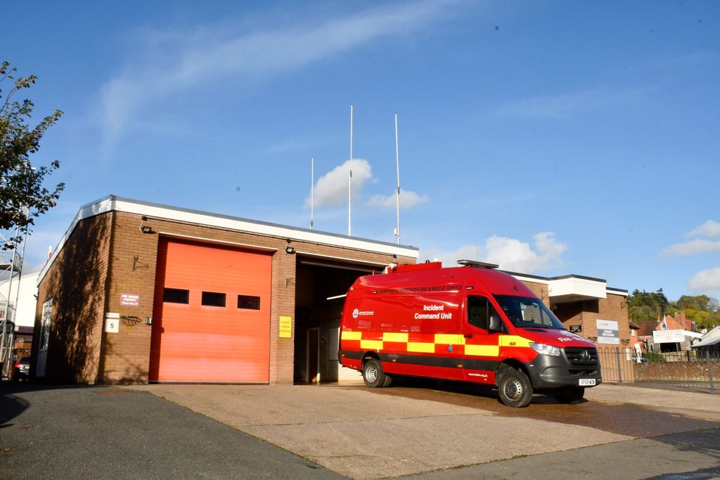 Ledbury Fire Station.