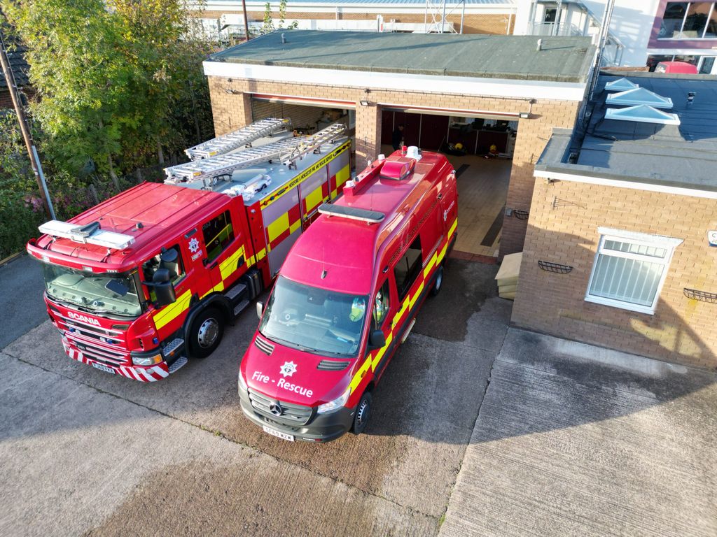 Ledbury Fire Station.