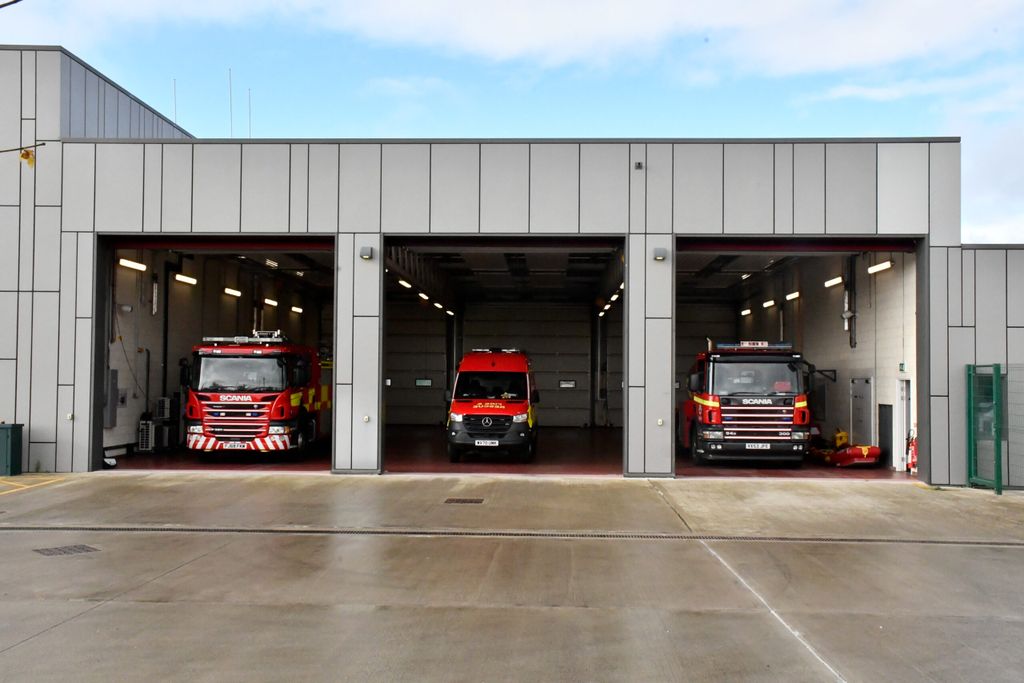 Image of Evesham Fire Station .