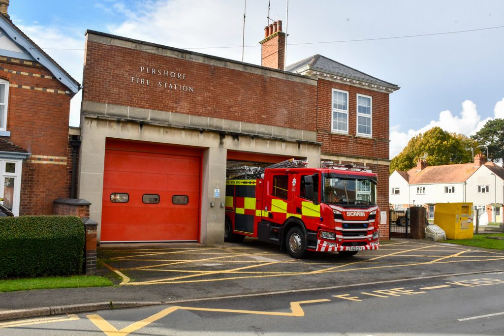 Pershore fire station.