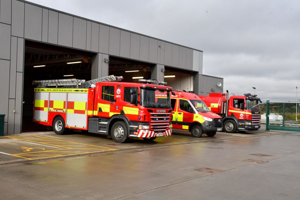 Image of Evesham Fire Station from outside