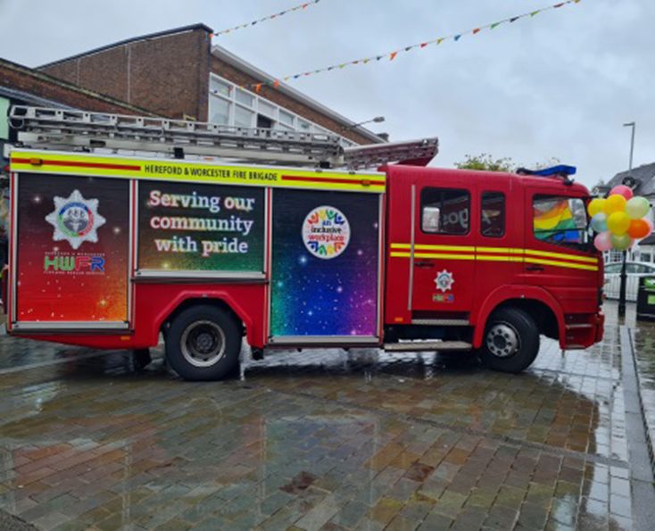 HWFRS delighted to support Pride events