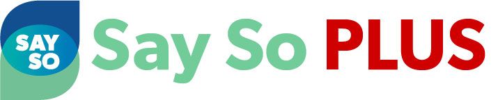 Say So Plus logo