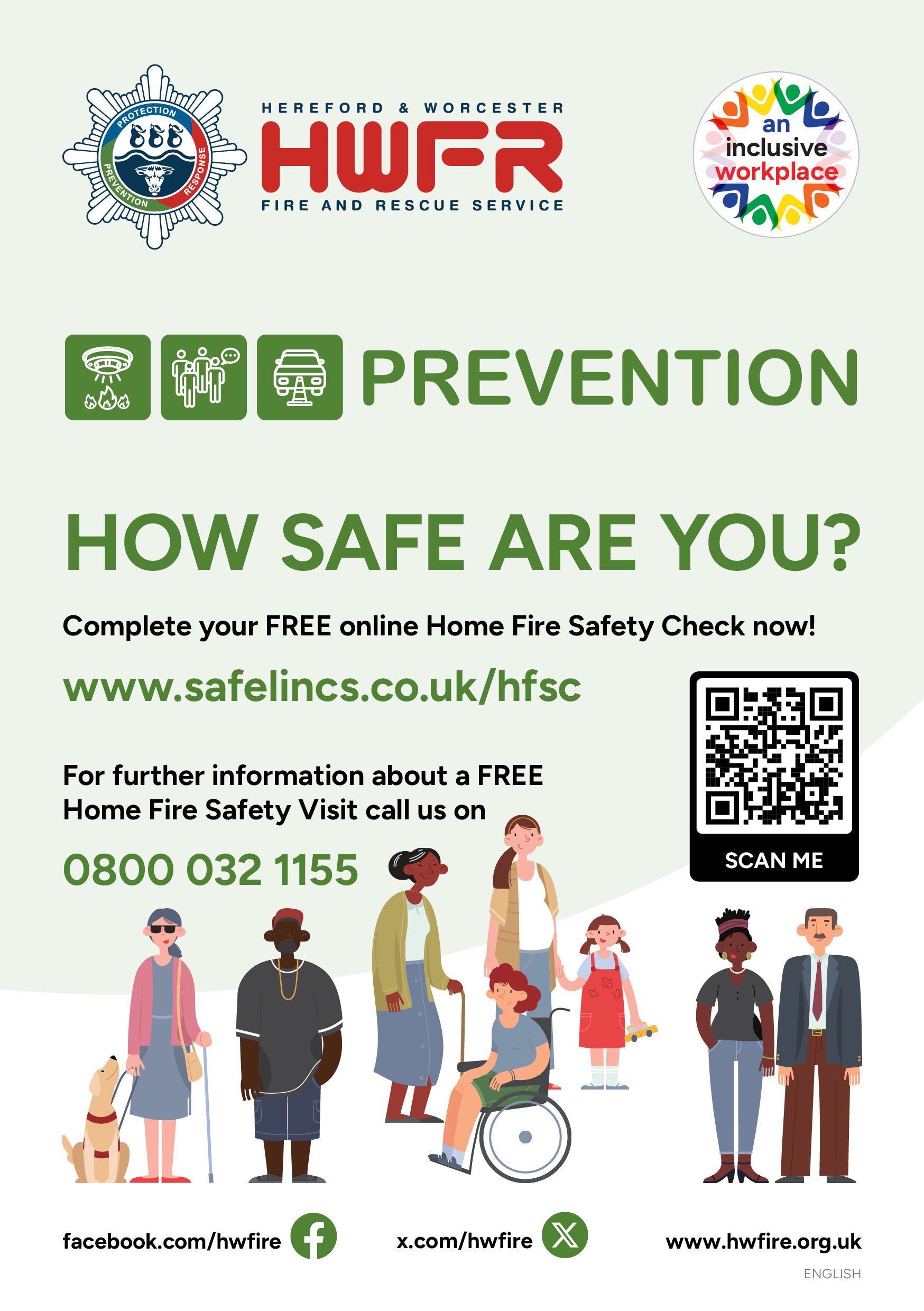 English version of the 'How safe are you leaflet' - click to open it as a pdf