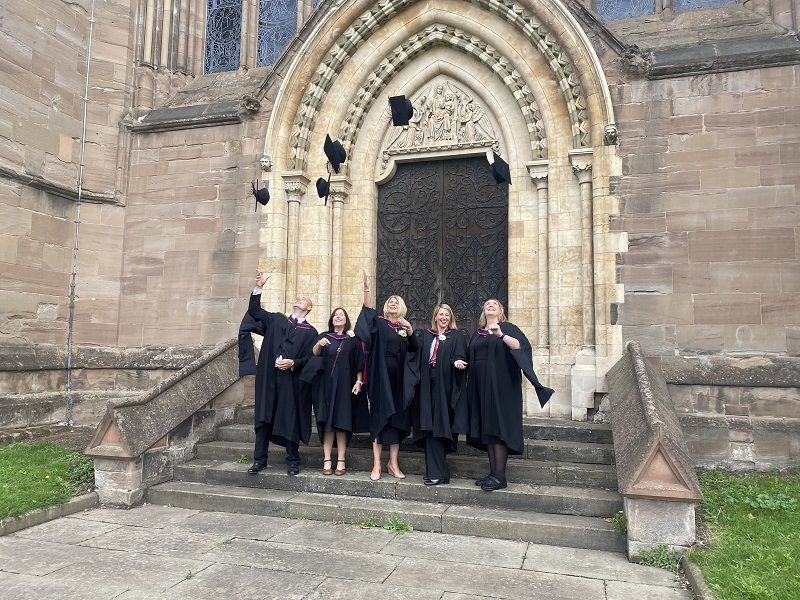 Hereford & Worcester Fire and Rescue Service staff awarded leadership diplomas in Worcester Cathedral