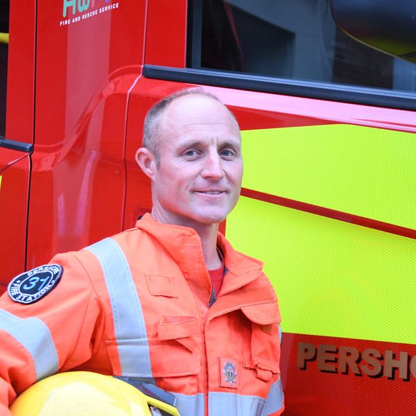 Firefighter Anthony Wilson, Pershore