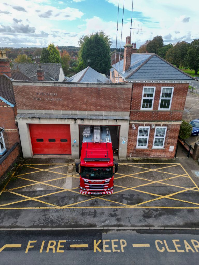 Pershore fire station.