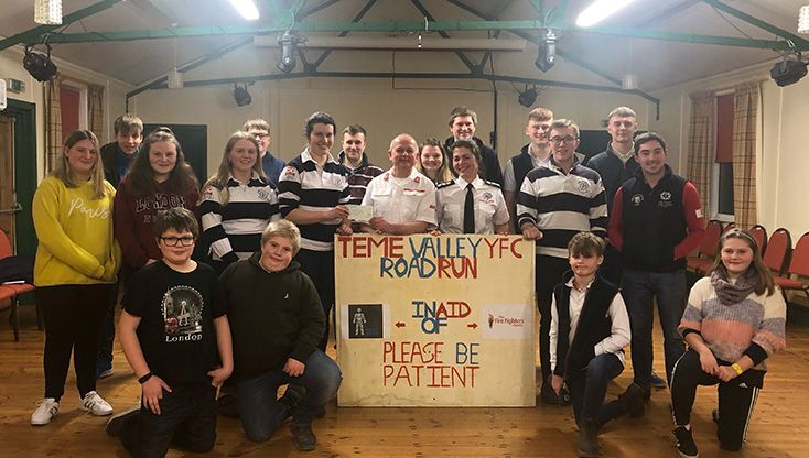 Young Farmers raise funds to help Fire Fighters Charity