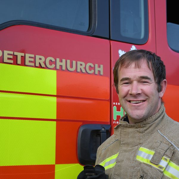 Firefighter Luke Fisher, Peterchurch