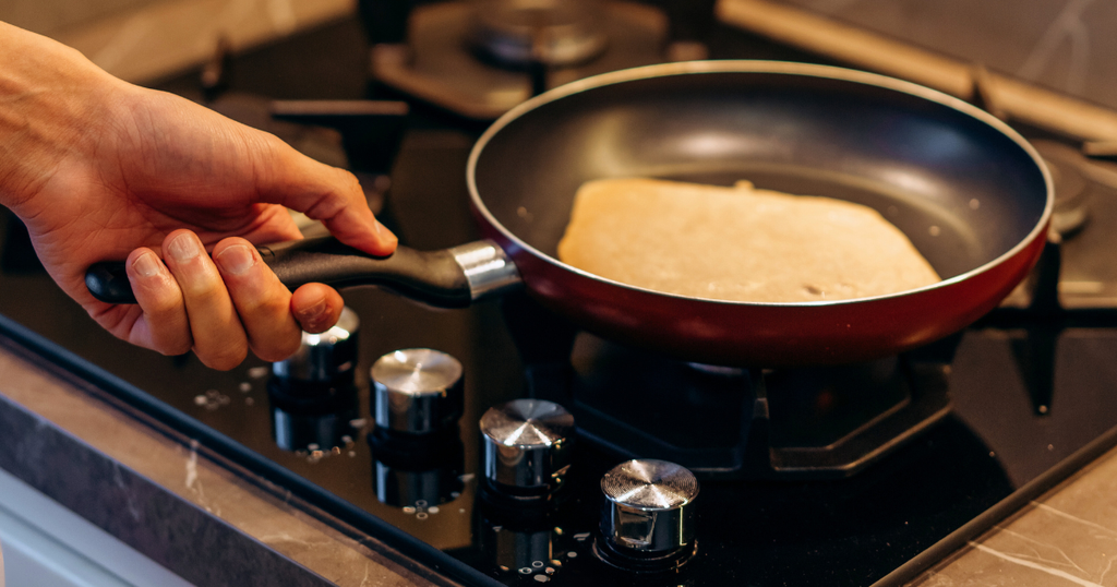 Pancakes are delicious but make sure you stay safe in the kitchen