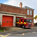 Pershore fire station.