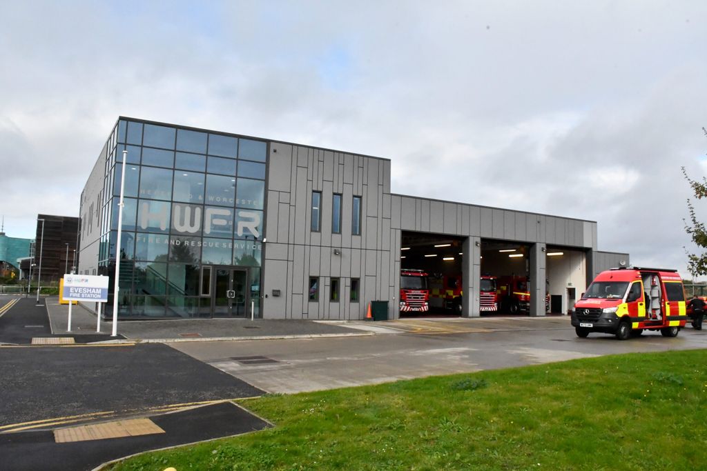 Image of Evesham Fire Station .